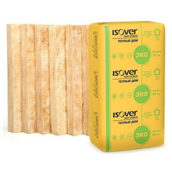 Утеплитель Isover Изовер Тёплый Дом Плита 50х610х1170 в Токсово